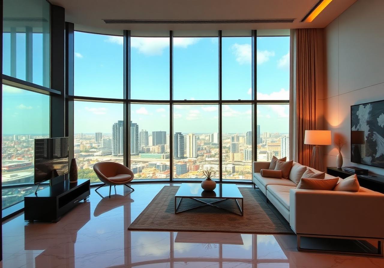 Marina Skyline — 3BR Luxury Apartment